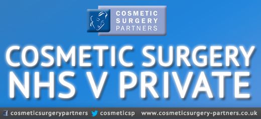Cosmetic Surgery NHS vs Private Infographic