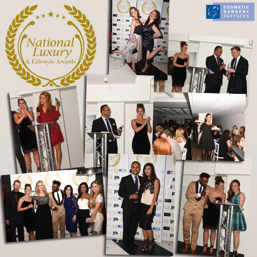 Cosmetic Surgery Partners at the National Luxury lifestyle awards 2015