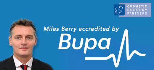 Miles Berry gets Bupa consultant recognition