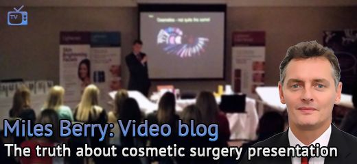 Surgeon Miles Berry the truth about cosmetic surgery presentation speech