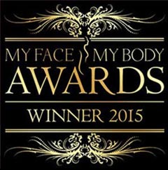 Best Aesthetic Clinic in South England and Wales at the My Face MY Body Awards 2015