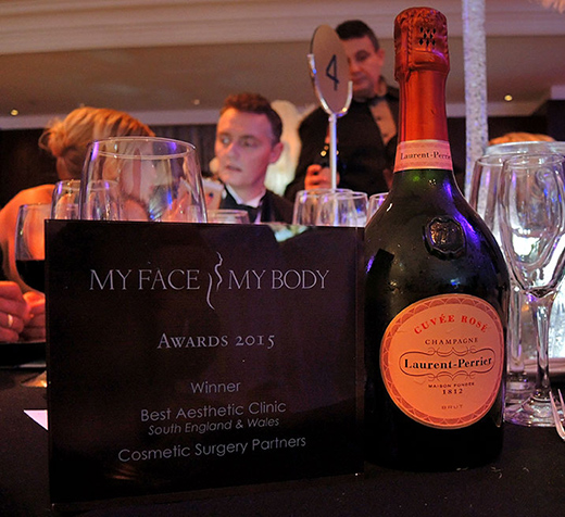 Cosmetic Surgery Partners London surgeons Win Award at the MyFaceMyBody Awards