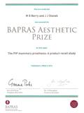 BAPRAS Aesthetic Prize 2012